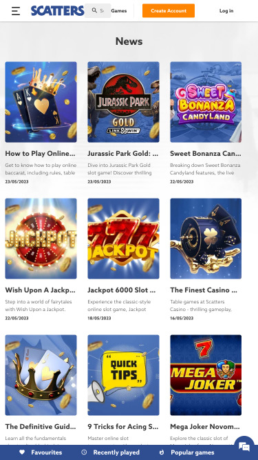 Actualités de Scatters sur mobile