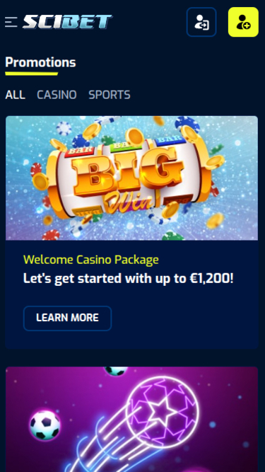 Scibet Casino Promotions Mobile