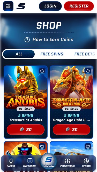 Scored Casino Mobile Shop