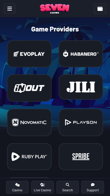 Seven Casino Mobile Game Developers