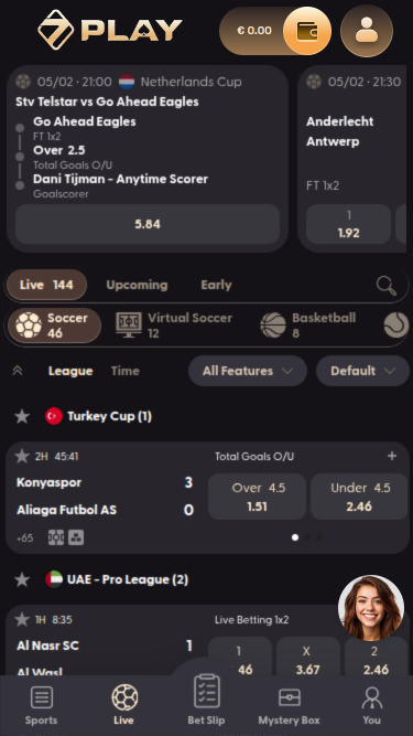 Sevenplay Casino Mobile Sport Betting