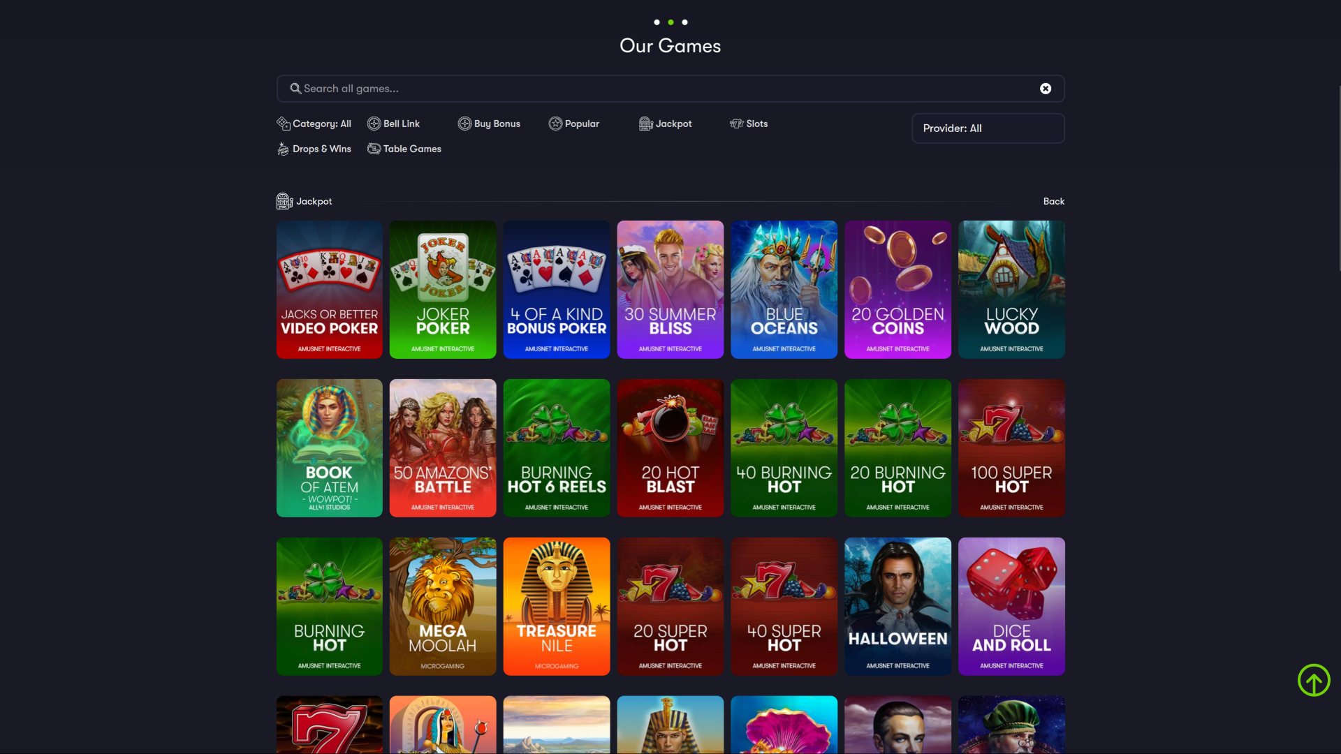 Jackpot du casino en direct Shangri La sur ordinateur