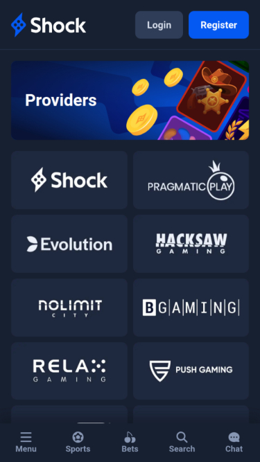 Разработчики настольных игр Shock Casino