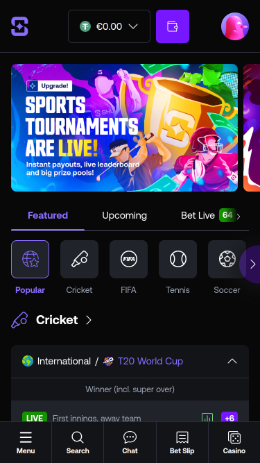 Shuffle Casino Paris sportifs mobiles