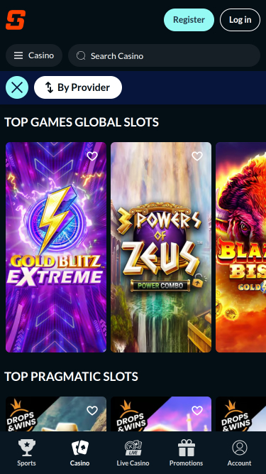 SIA Casino-Entwickler für mobile Spiele