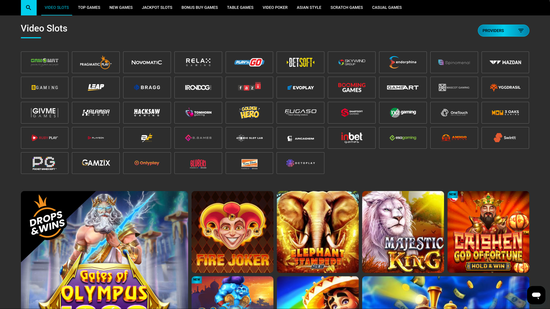 Desarrolladores de juegos de SilverPlay Casino en escritorio