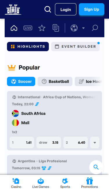 Sky Hills Casino Mobile-Sportwetten