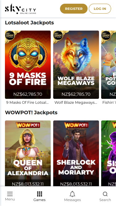 SkyCity Casino Mobile-Jackpot