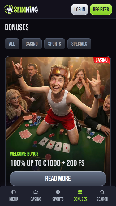 SlimKing Casino-Aktionen