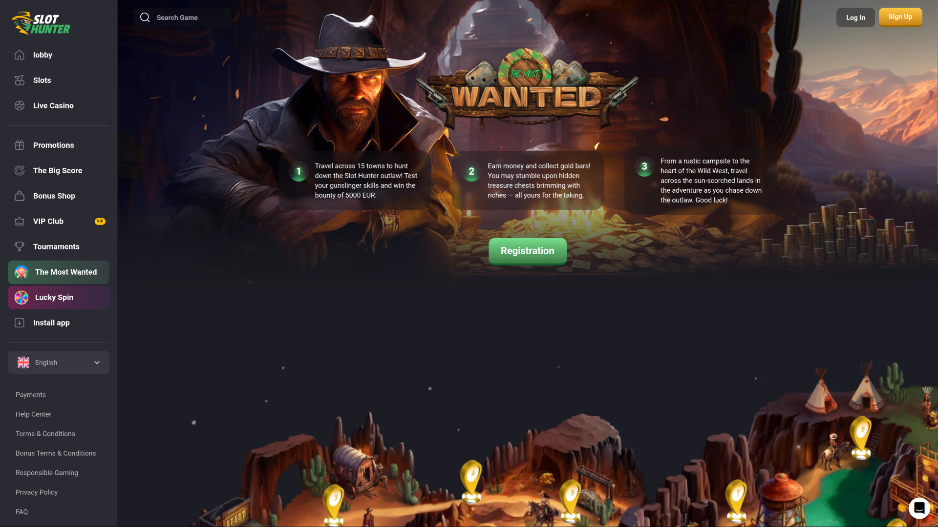 Recherché de Slot Hunter Casino sur bureau