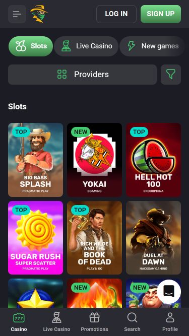 Jeux mobiles de casino Slot Hunter