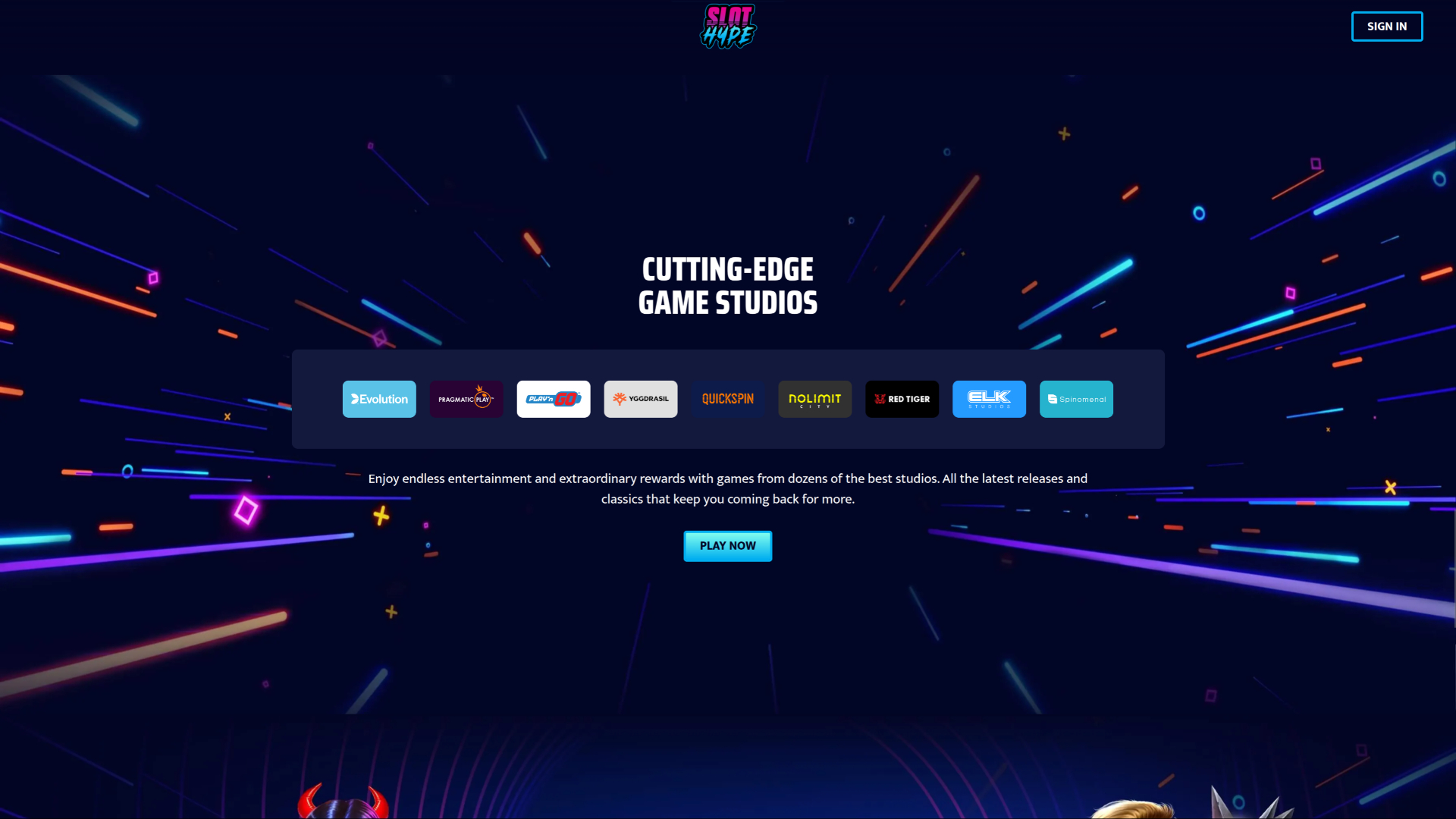 Slot Hype Casino Desktop-Spielentwickler