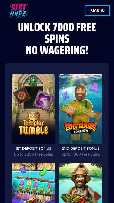 Slot Hype Casino Mobile-Promotions