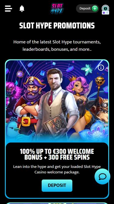 Slot Hype Casino Mobile Promotions