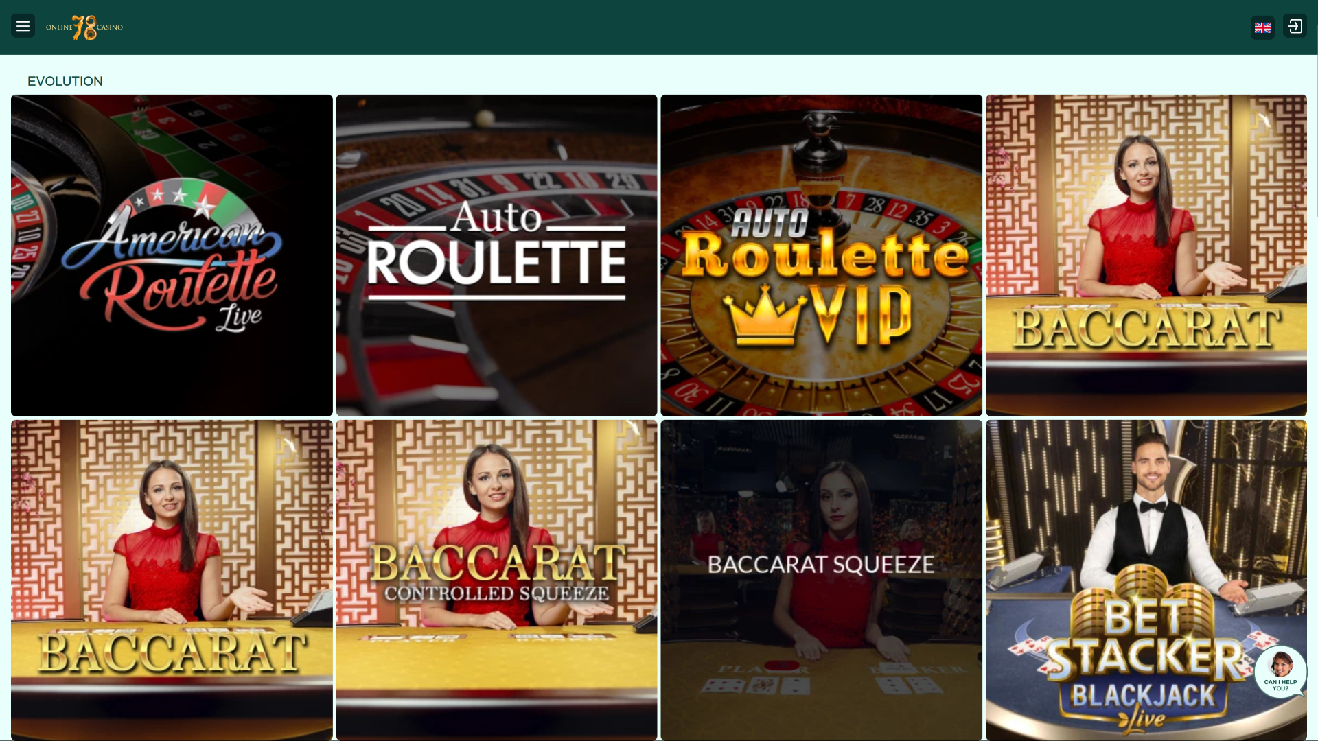 Crupier en vivo de escritorio de Slot78 Casino