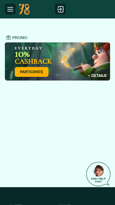 Promociones móviles de Slot78 Casino