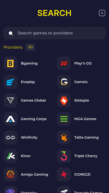 Développeurs de jeux mobiles de Slota Casino