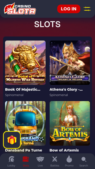 Jeux mobiles de Slota Casino