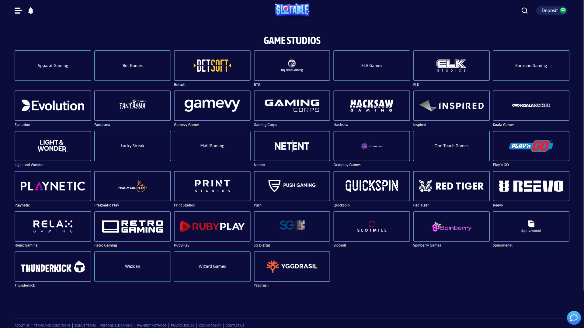 Développeurs de jeux de casino pour ordinateur avec machines à sous