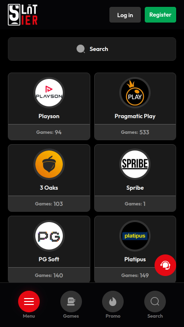 Desarrolladores de juegos móviles de Slotier Casino