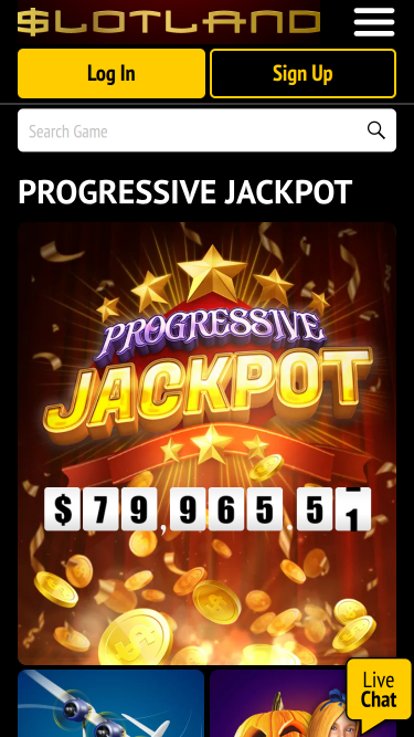 Jackpot mobile de Slotland Casino