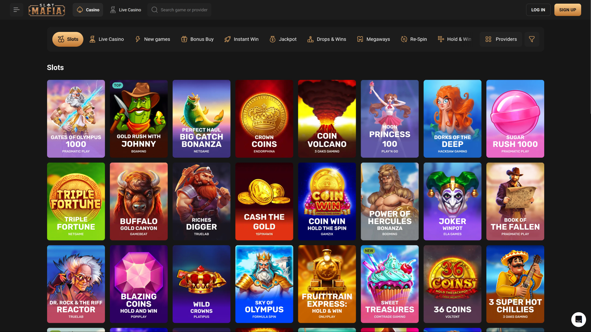 Jeux de casino SlotMafia pour ordinateur