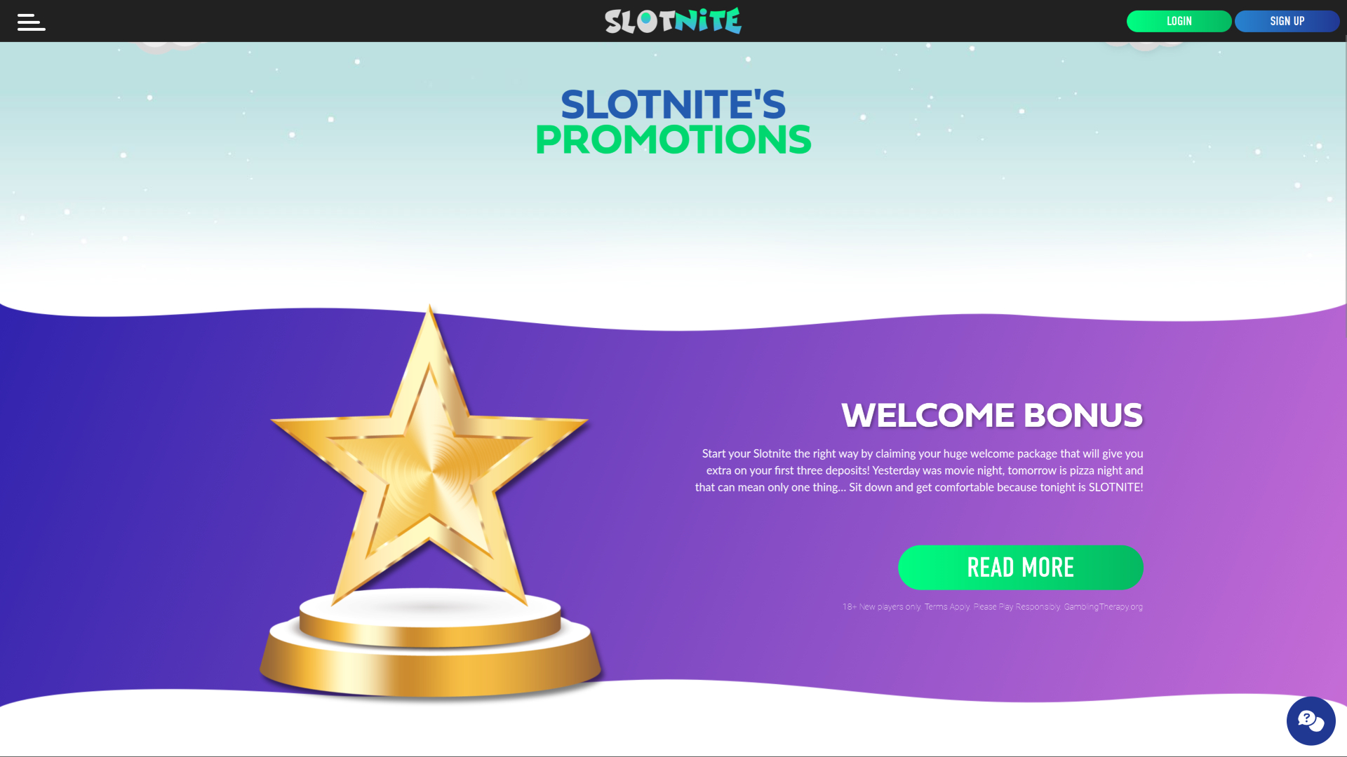 Promotions de bureau de Slotnite Casino