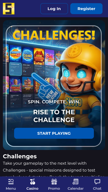 Slotobit Casino Mobile Challenges