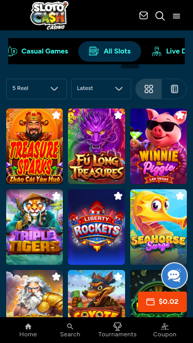 Giochi per dispositivi mobili SlotoCash