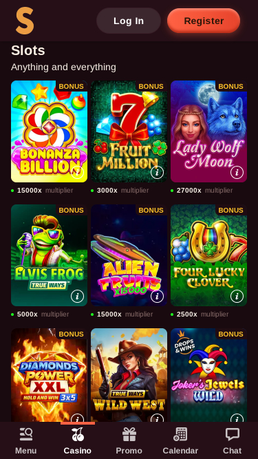 Giochi per dispositivi mobili SlotoRush