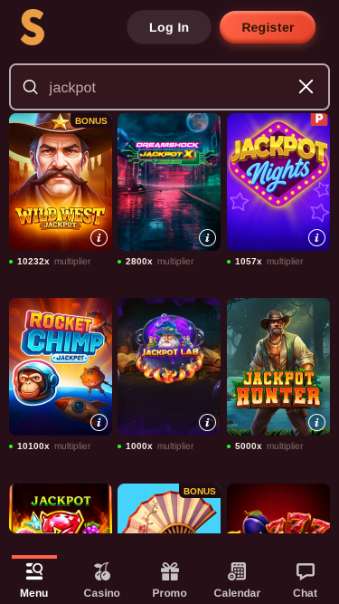 SlotoRush Jackpot per dispositivi mobili