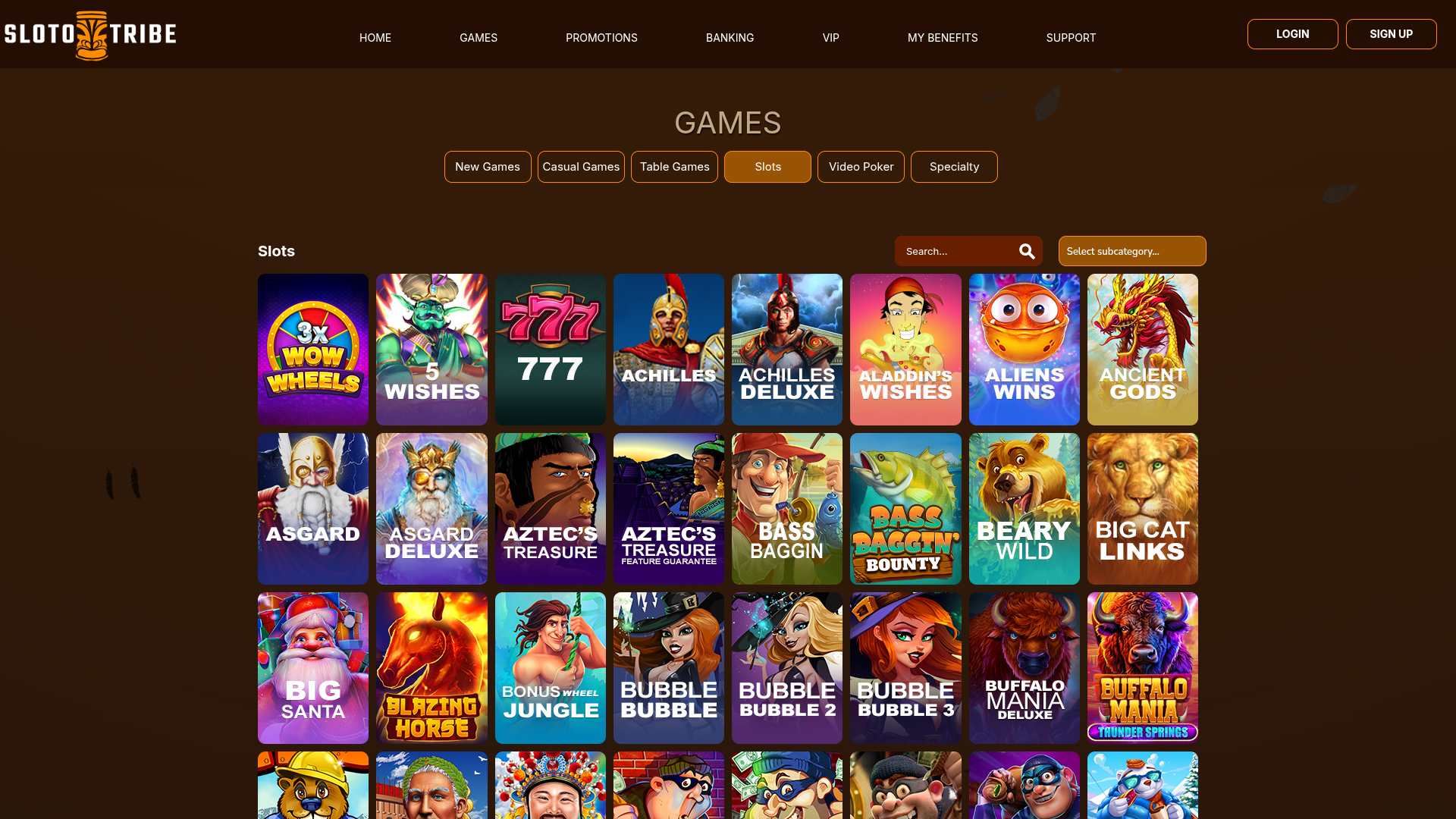 StoloTribe Casino Desktop Games