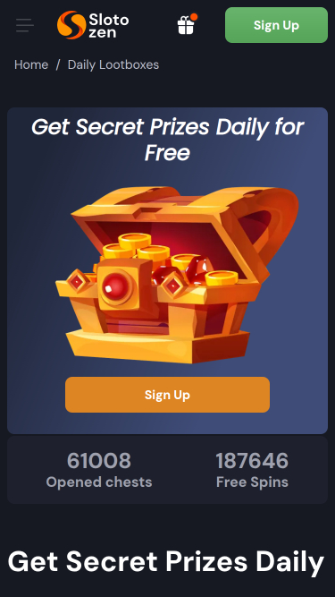 Slotozen Casino Mobile Lootbox