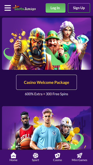 Promotions mobiles de SlotsAmigo Casino