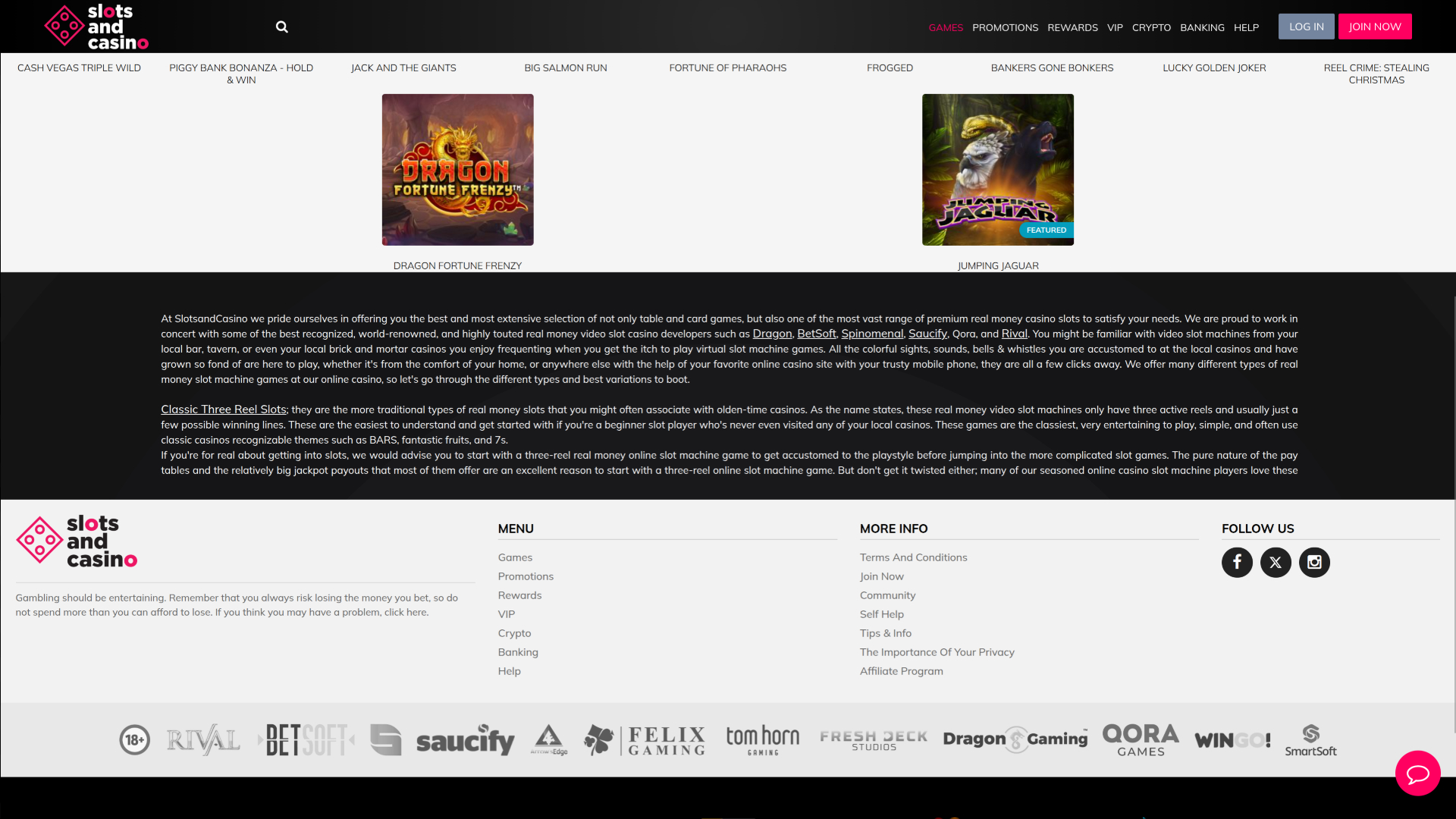 Sviluppatori di giochi desktop di SlotsandCasino