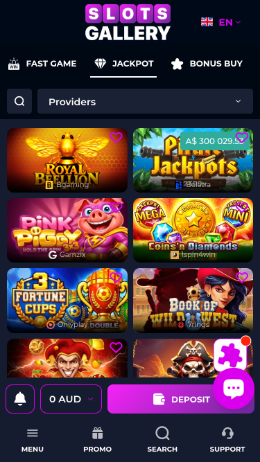 Slots Gallery Casino Mobile Jackpot