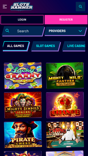 SlotsHammer Casino Mobile Games