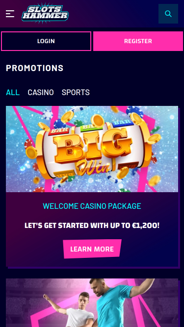 SlotsHammer Casino Mobile Promotions