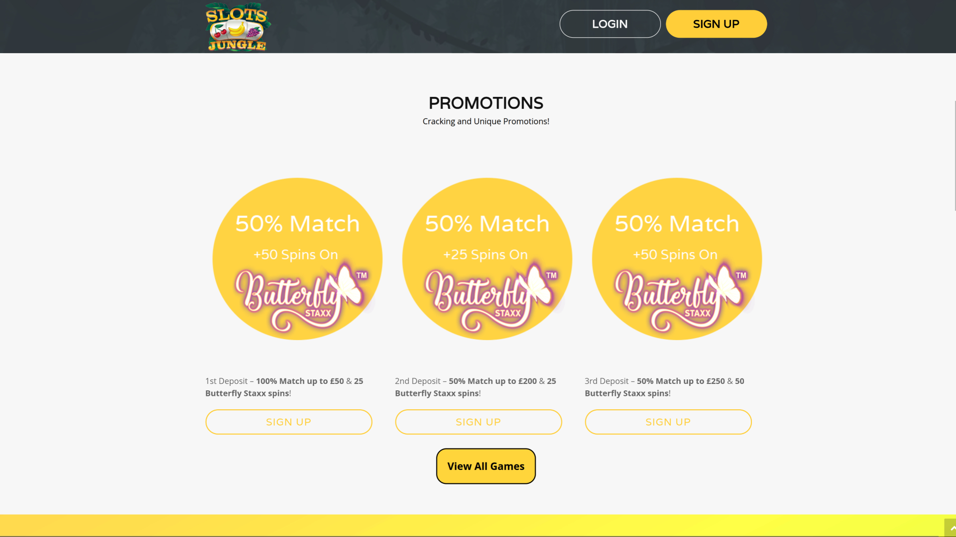 Slots Jungle Casino Desktop-Aktionen