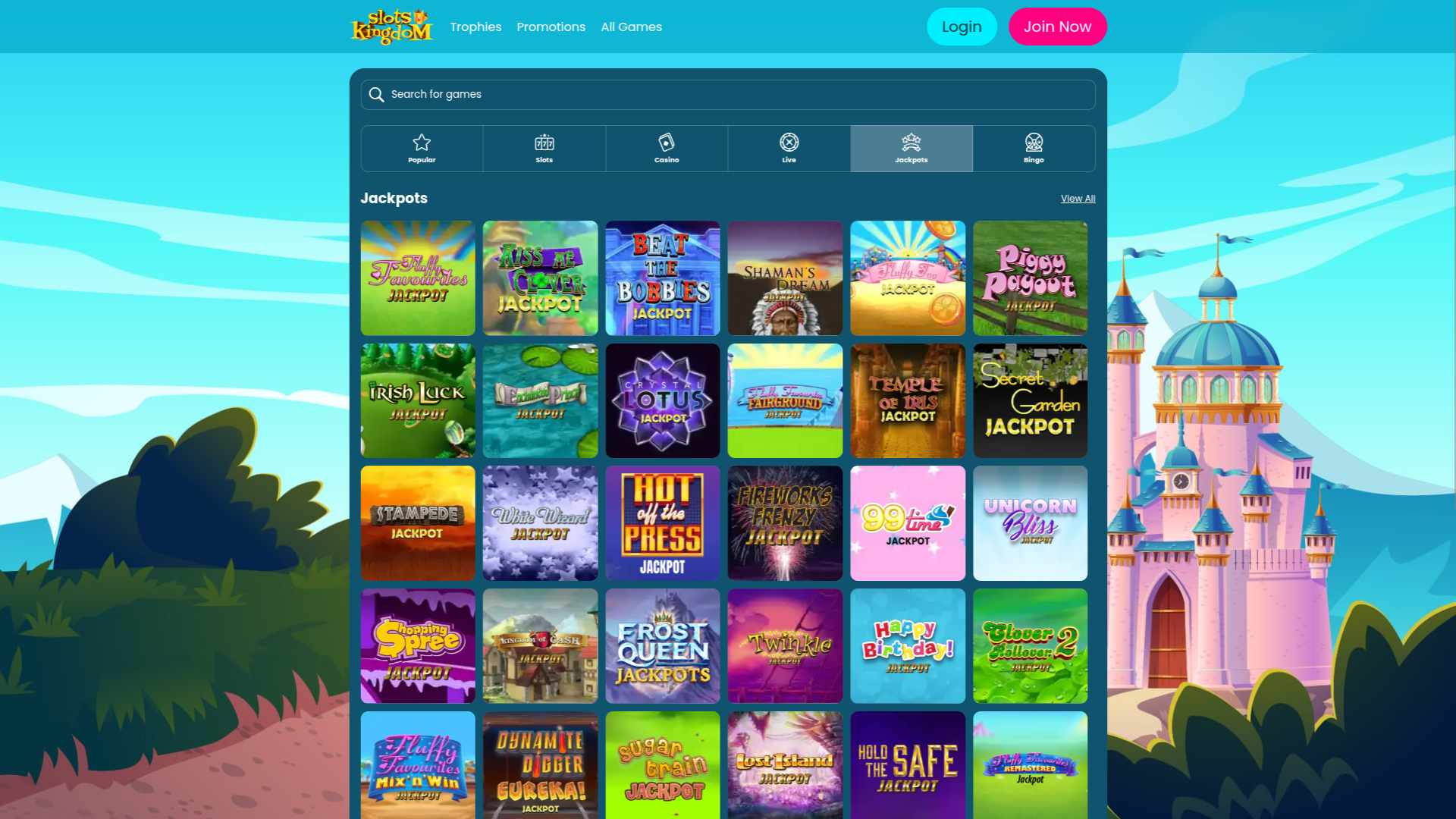 Bote de escritorio de Slots Kingdom Casino