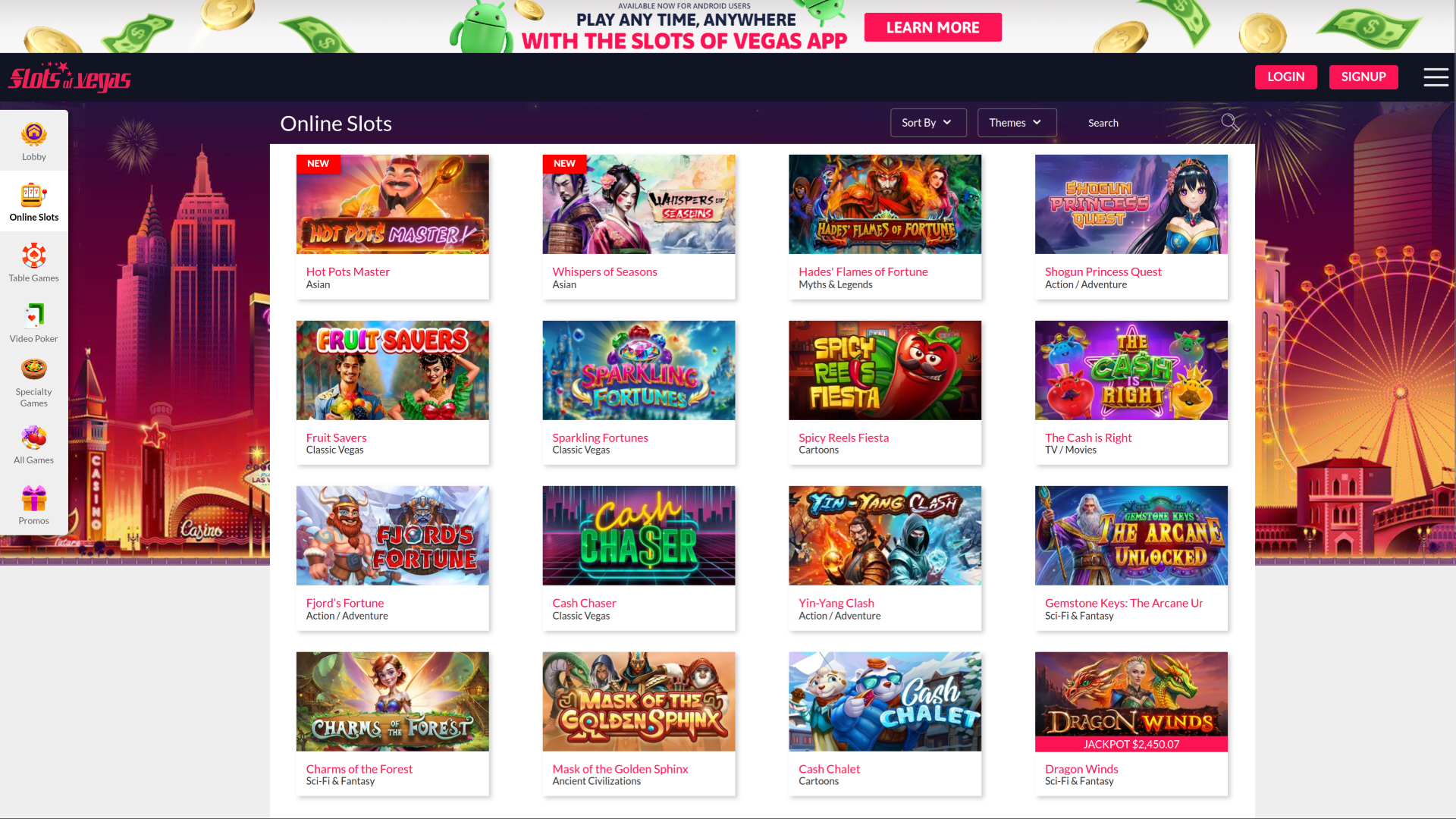 Slots of Vegas Casino Desktop Games