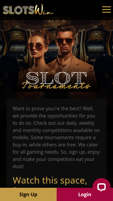 Tornei mobile di SlotsWin Casino