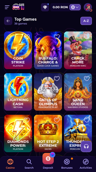 Juegos móviles de SlotsDj Casino