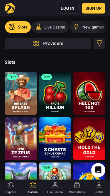 Slotsmines Casino Mobile Games