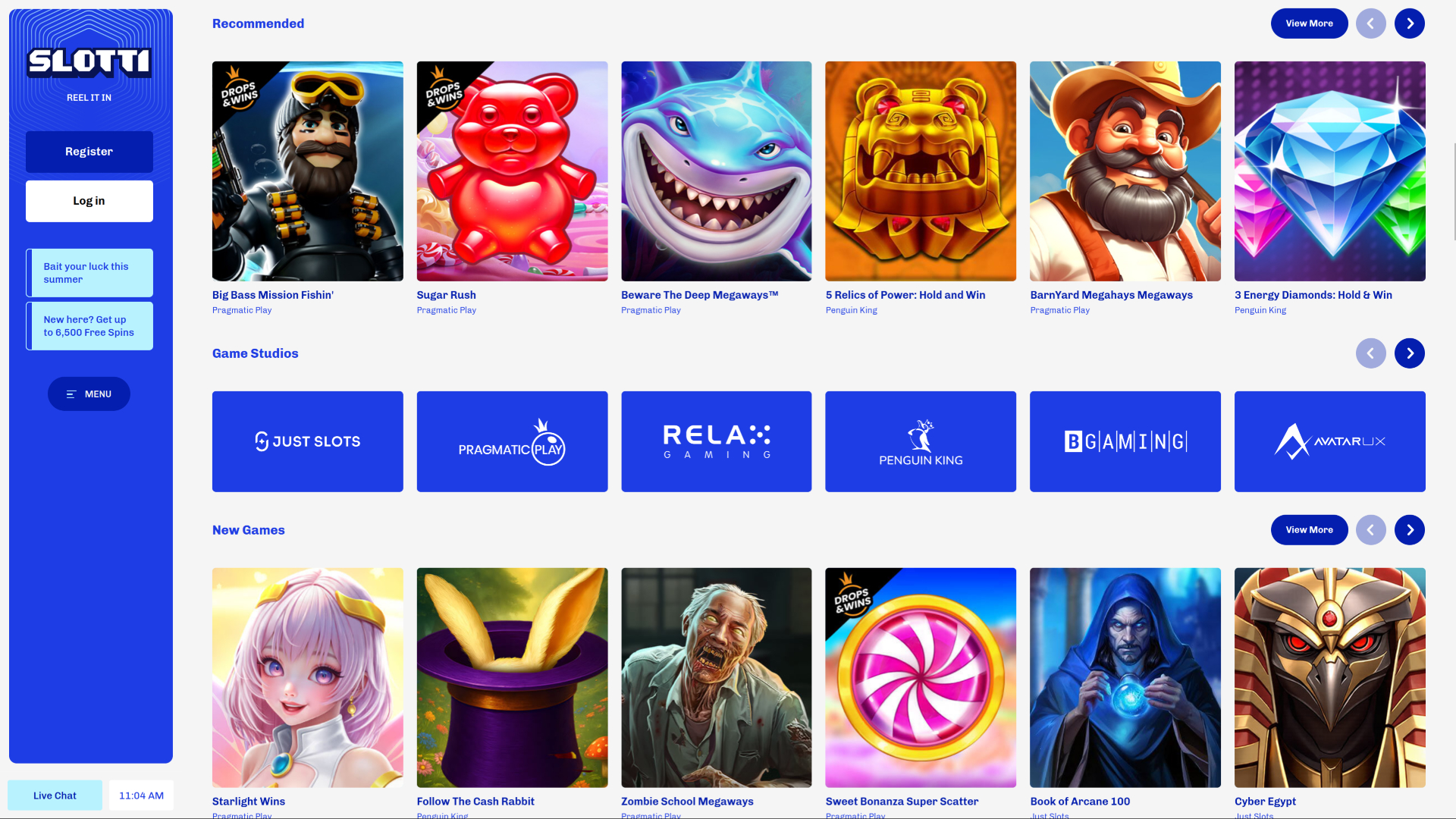 Desarrolladores de juegos de escritorio de Slotti Casino