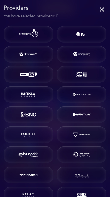 Desarrolladores de juegos móviles de Slottio Casino