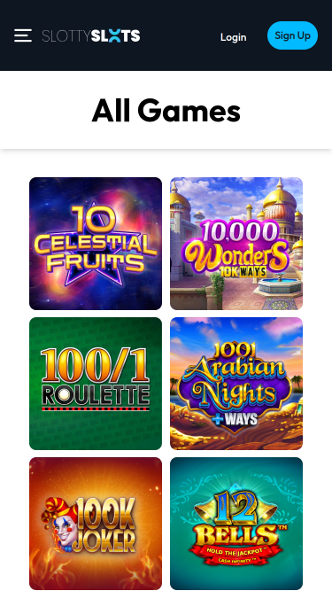 Slotty Slots Casino mobile Spiele