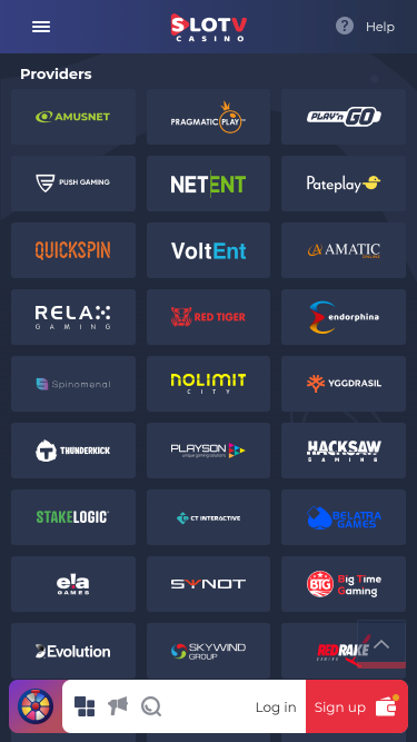 Développeurs de jeux mobiles de SlotV Casino