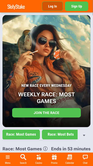 Tornei mobile di SlotyStake Casino