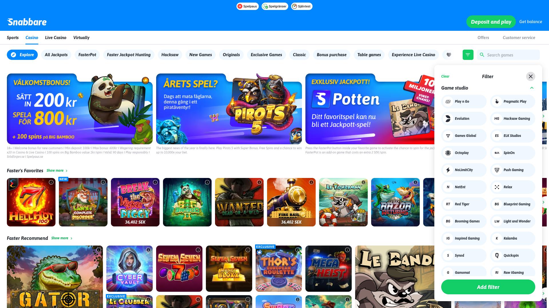 Schnellere Entwickler von Casino-Desktop-Spielen